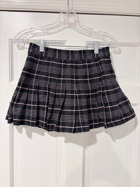 Abercrombie Kids Plaid Pleated Skort Size 11/12